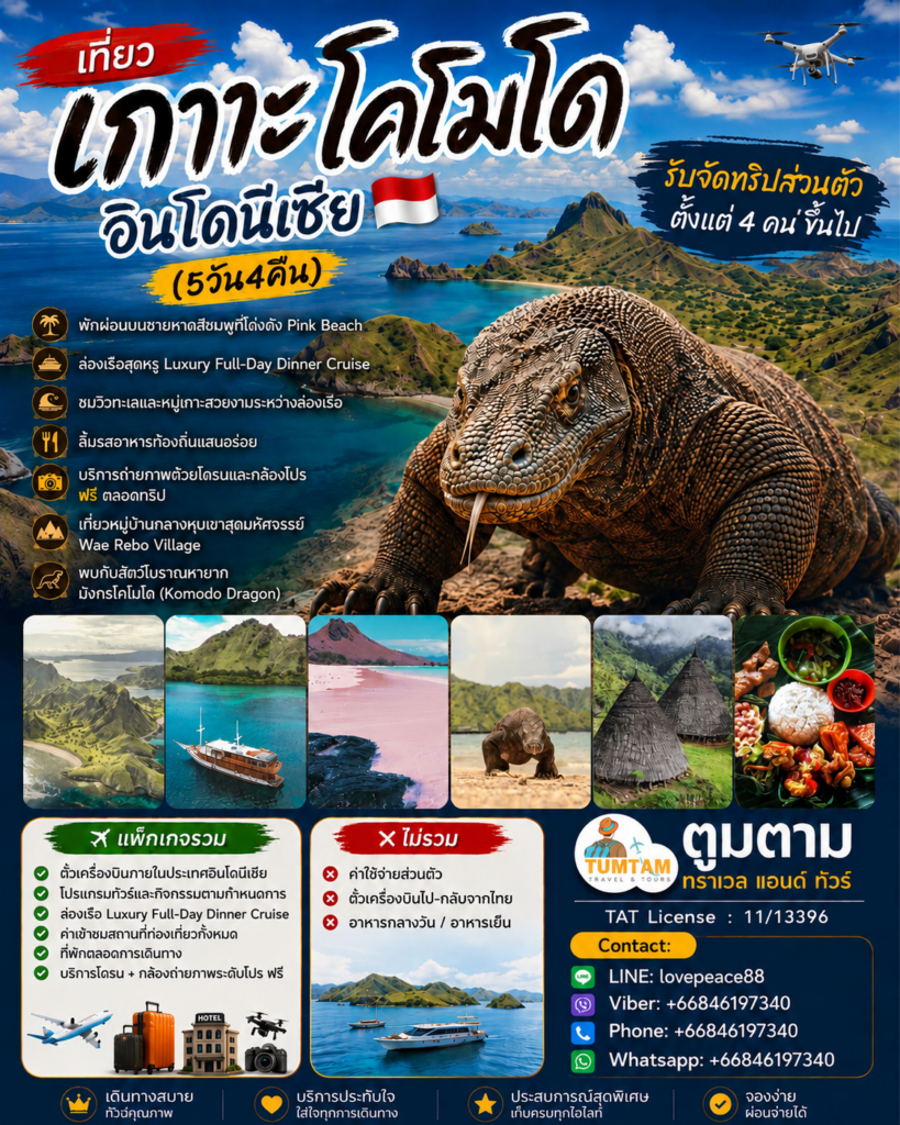 เกาะโคโมโด, อินโดนีเซีย