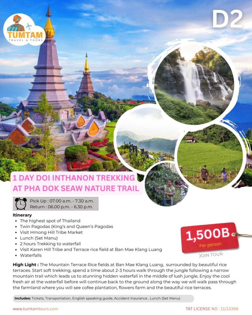 1 Day Doi Inthanon Trekking (Join Tour)